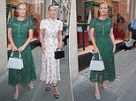 Lady Amelia and Lady Eliza Spencer look chic as they step out in London